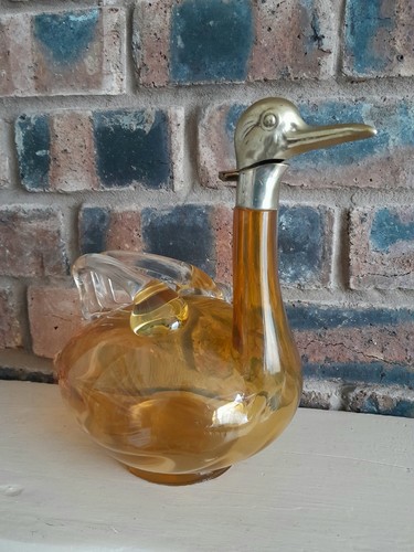 Vintage decorative amber - amber, glass