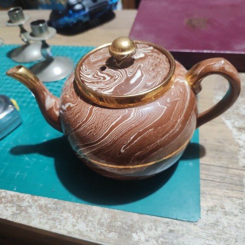 Sudlow burslem tea pot - burslem,