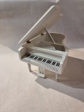 Dolls House White Grand Piano