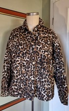 Pep & co leopard print denim