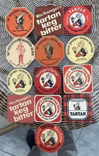 Youngers tartan beermats 13 - youngers,
