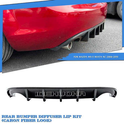 Carbon look rear bumper - carbon,