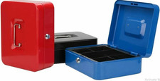 Metal cash box lockable - box,