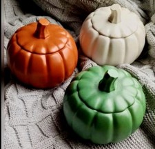 Large Pamkin Ceramic Jar with