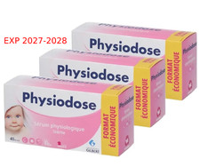 Physiodose Sterile Physiological Serum 3 X  40 Single Doses - Bundle of 3