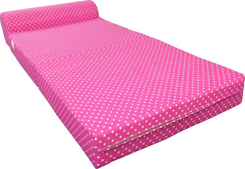 Pink polka dots sleeper chair - pink,