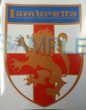 Lambretta Shield Car Vespa Lambretta Scooter Camper Van Decal Sticker