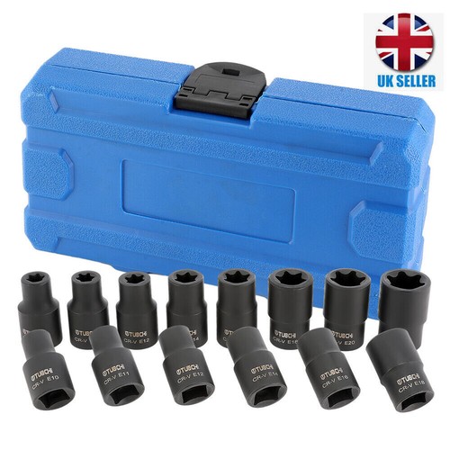Torx sockets 1 2 - e-torx, 3/8"