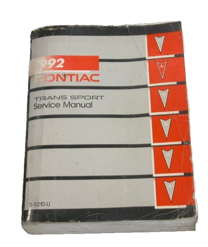1992 pontiac trans sport - 1992,