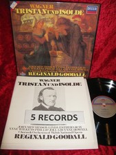 1981 HOLL NM 5 LP DECCA D250D5 DIGITAL STEREO Wagner*, John Mitchinson, Linda Es