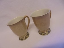 PAIR OF DENBY STONEWARE BROWN