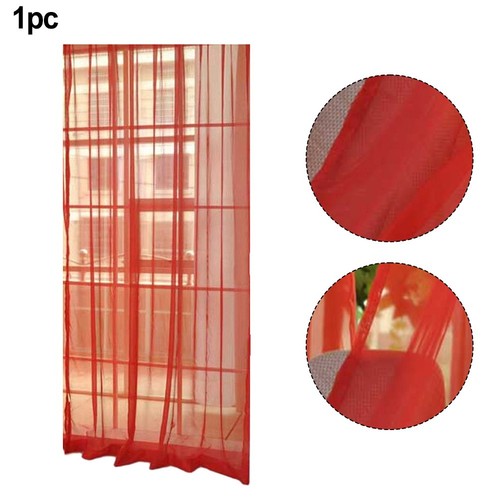 Sheer scarf divider curtain - scarf,