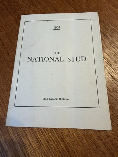 Rare 1954 national - rare, stud