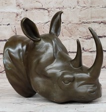 Rhinoceros Rhino Figurine Hand