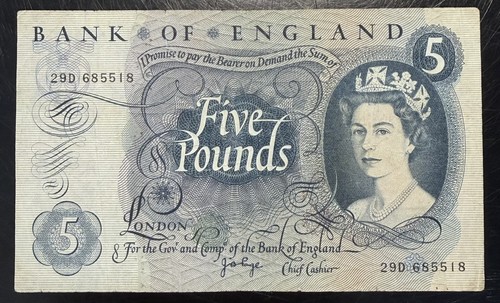 Old five pound note good - £5,