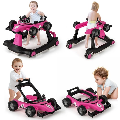 Adjustable baby walker - 4, in-1