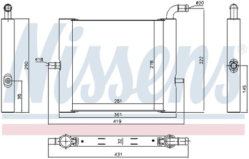 Radiator engine cooling for - radiator,,
