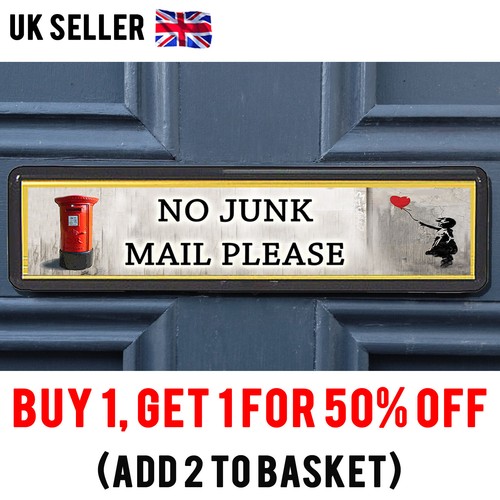 Junk mail sticker balloon - no,