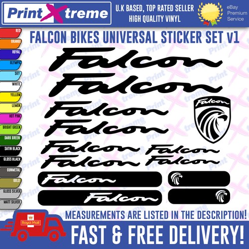Falcon bikes decal stickers - decal,