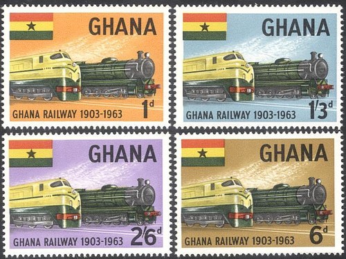 Ghana 1963 trains steam - ghana, trains/steam