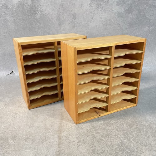 Pair vintage pigeon hole - vintage,
