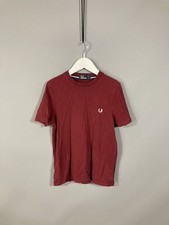 FRED PERRY T-Shirt - Youth Small - Burgundy - Great Condition - Boy’s