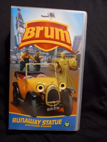 Brum runaway statue vhs pal - statue,