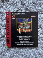 Castlevania GBA Manual NES