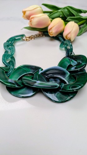 Chunky multicoloured acrylic - multicoloured,