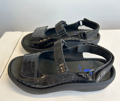 Wolky black ladies sandals - wolky, new
