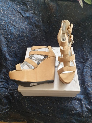 New koi couture brown - peep, toe