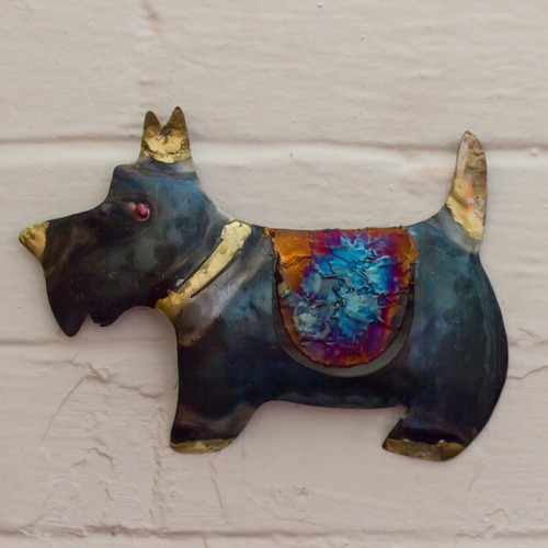 Handmade recycled metal - handmade, large