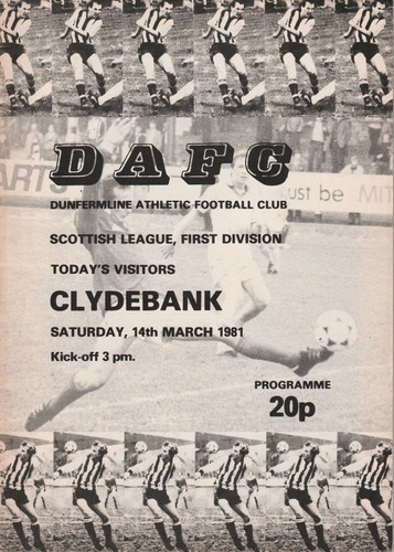 Dunfermline clydebank - dunfermline, v