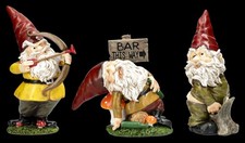 Garden Gnome Set - Three Funny