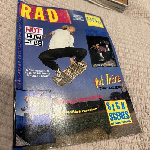 Rad skateboard magazine issue - rad,