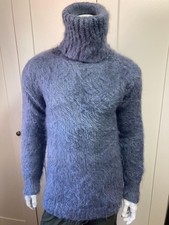 Mohair Fluffy Polo Neck / Roll Neck / Turtleneck Jumper