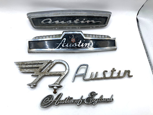 Vintage austin car badges - car,