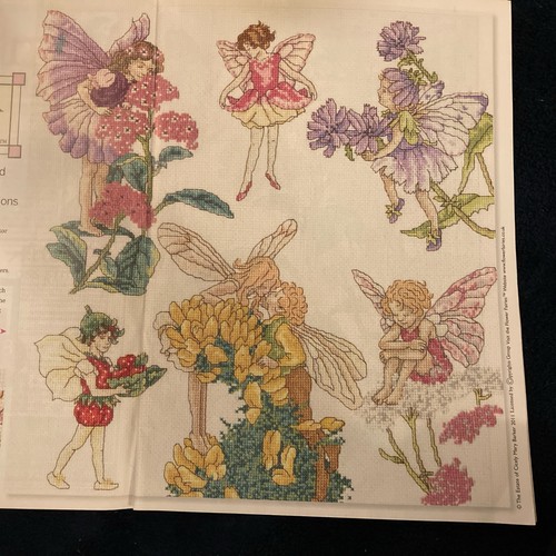 Flower fairies sampler cross - fairies,