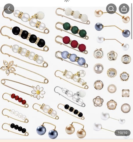 Luxury pearl crystal - luxury, brooch