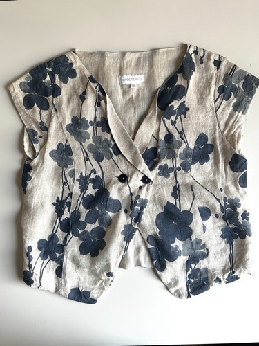 Joyce ridings 100 linen - joyce, top