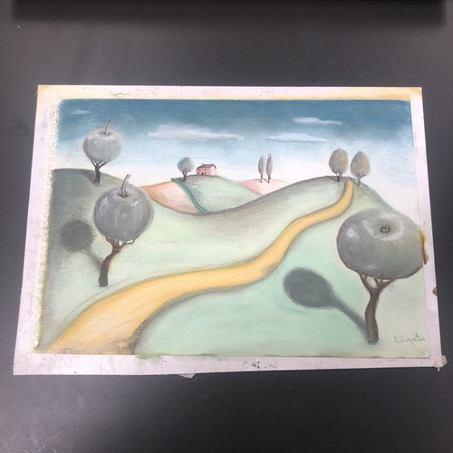 Vintage painting abstract - vintage,