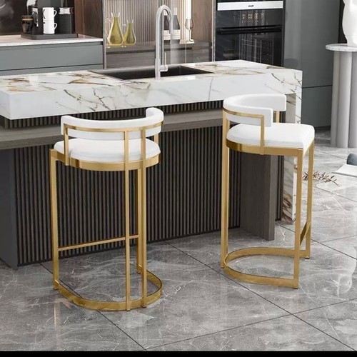 2pcs leather bar - bar, stools