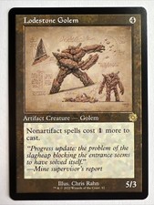 1x Lodestone Golem (92) The Brothers' War Retro Artifacts LP MTG Magic x1 MKE