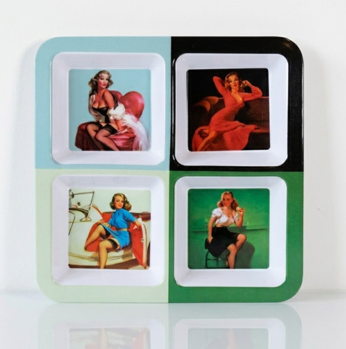 1950s pin girls retro style - girls,