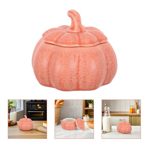 3pcs pumpkin shape ceramic - 3pcs,