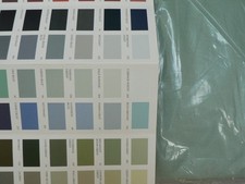 Blue Green Curtains Large Pencil Pleat Curtains 90 x 90" Lined New 