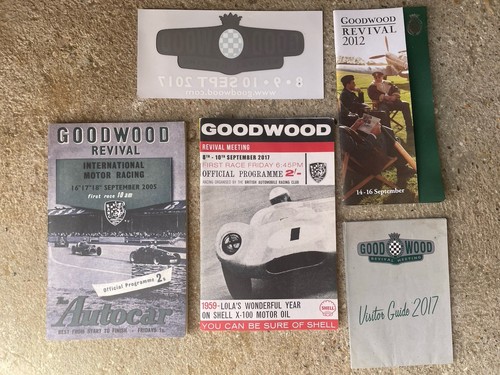 Goodwood revival ephemera - revival,