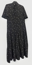 TOPSHOP Black White Polka Dot