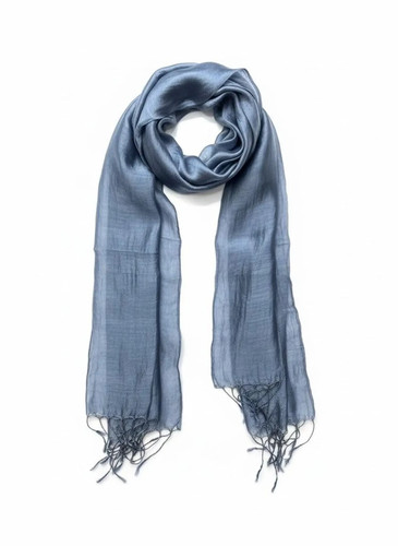 Burmese mulberry silk scarf - burmese,