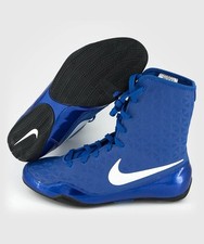 Nike KO Boxing Boots Men’s Blue Size UK 10.5 (Ref376)